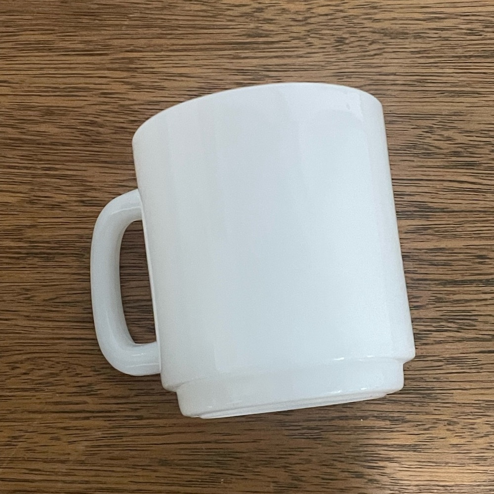 Classic White Glasbake Mug